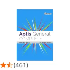 Guía de preparación "Aptis General COMPLETE", revisada y con 4.4 estrellas de 461 valoraciones.