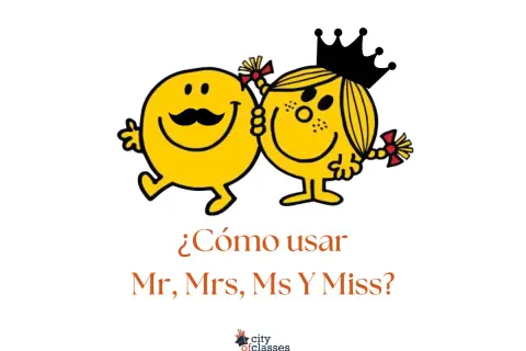 Mr. Men y Little Miss explican qué significa Ms. y cómo usarlo junto a Mr., Mrs. y Miss.