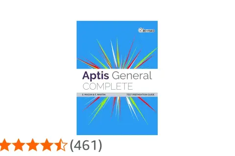 Guía de preparación "Aptis General COMPLETE", revisada y con 4.4 estrellas de 461 valoraciones.