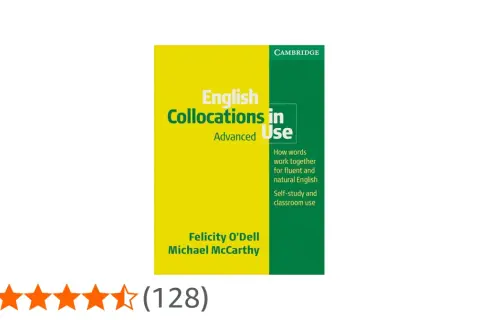 Libro "English Collocations in Use", ideal para nivel B2, que enseña a usar las palabras de forma natural.