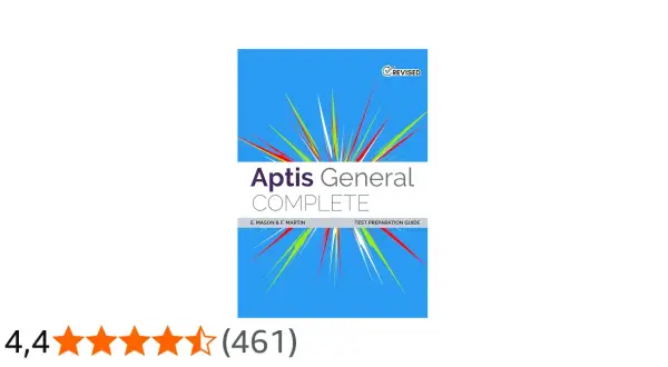 Guía de preparación "Aptis General COMPLETE", revisada y con 4.4 estrellas de 461 valoraciones.