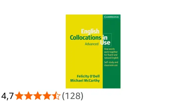 Libro "English Collocations in Use", ideal para nivel B2, que enseña a usar las palabras de forma natural.