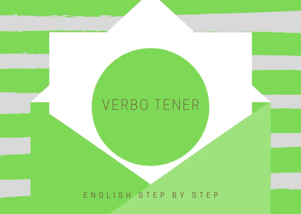 El verbo "tener" en inglés, como "have got" y "has got", se explica en este diseño verde y blanco.