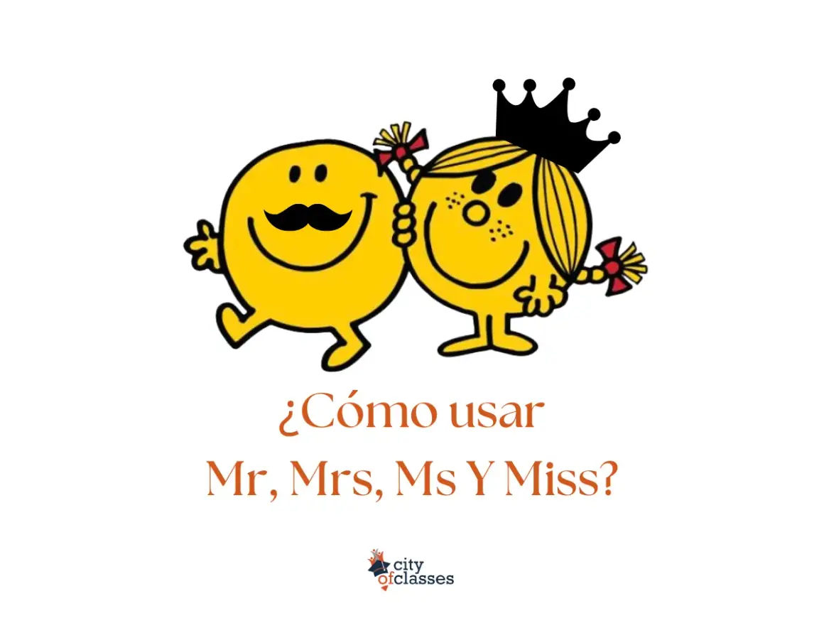Mr. Men y Little Miss explican qué significa Ms. y cómo usarlo junto a Mr., Mrs. y Miss.