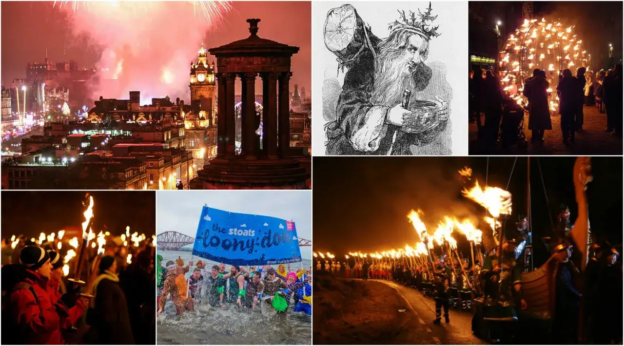Celebraciones con fuegos artificiales, procesiones de antorchas y un chapuzón en el mar, parte de las tradiciones de Inglaterra.