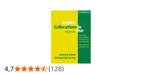 Libro "English Collocations in Use", ideal para nivel B2, que enseña a usar las palabras de forma natural.